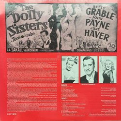 The Dolly Sisters Ścieżka dźwiękowa (David Buttolph, Charles Henderson, Cyril J. Mockridge, Alfred Newman) - Tylna strona okladki plyty CD