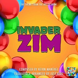 Invader Zim Trilha sonora (Kevin Manthei) - capa de CD