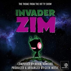 Invader Zim Ścieżka dźwiękowa (Kevin Manthei) - Okładka CD