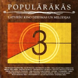 Populārākās Latvieu Kino Dziesmas Un Melodijas Soundtrack (Various Artists) - CD-Cover