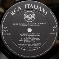 Come imparai ad amare le donne Soundtrack (Ennio Morricone) - cd-inlay