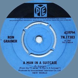 A Man In A Suitcase サウンドトラック (Ron Grainer) - CDカバー
