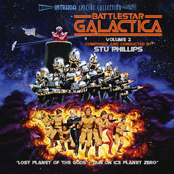 Battlestar Galactica - Volume 2 Trilha sonora (Stu Phillips) - capa de CD