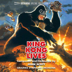 King Kong Lives Soundtrack (John Scott) - CD cover