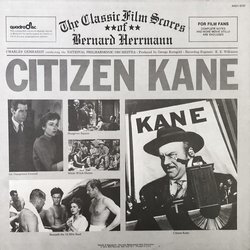 Citizen Kane Ścieżka dźwiękowa (Bernard Herrmann) - Tylna strona okladki plyty CD