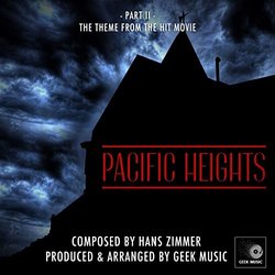 Pacific Heights, Pt. 2: Ścieżka dźwiękowa (Hans Zimmer) - Okładka CD