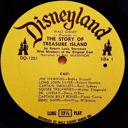 Treasure Island Soundtrack (Dal McKennon, Clifton Parker) - CD-Inlay
