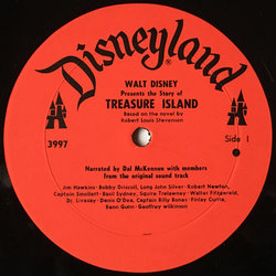 Treasure Island サウンドトラック (Dal McKennon, Clifton Parker) - CDインレイ