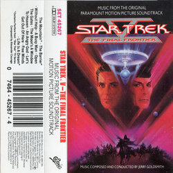 Star Trek V: The Final Frontier Soundtrack (Jerry Goldsmith) - CD cover
