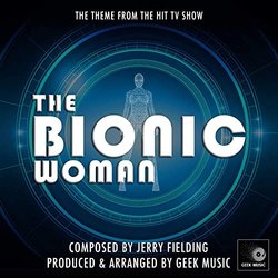 The Bionic Woman Main Theme Soundtrack (Jerry Goldsmith) - CD cover