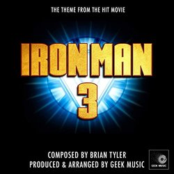 Iron Man 3 Main Theme Ścieżka dźwiękowa (Brian Tyler) - Okładka CD