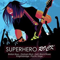 Superhero Rock Soundtrack (Various artists) - CD cover