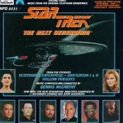 Star Trek: The Next Generation - Volume Three Ścieżka dźwiękowa (Dennis McCarthy) - Okładka CD