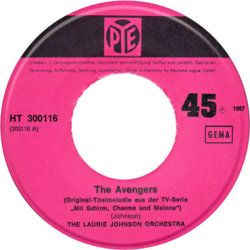 The Avengers サウンドトラック (Laurie Johnson) - CDインレイ