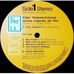 Citt Violenta サウンドトラック (Ennio Morricone) - CDインレイ