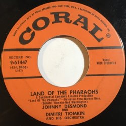 Land Of The Pharaohs Ścieżka dźwiękowa (Dimitri Tiomkin) - Okładka CD