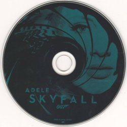 Skyfall サウンドトラック ( Adele) - CDインレイ