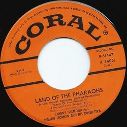 Land of the Pharaohs 声带 (Dimitri Tiomkin) - CD封面