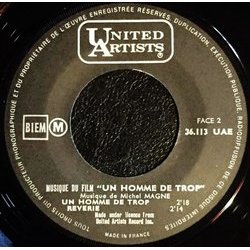 Un Homme de trop Ścieżka dźwiękowa (Michel Magne) - wkład CD