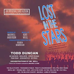 Lost In the Stars Soundtrack (Maxwell Anderson, Kurt Weill) - Cartula