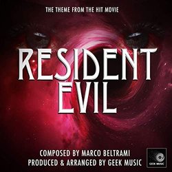 Resident Evil Main Theme Soundtrack (Marco Beltrami) - CD cover