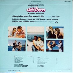 The Dove Soundtrack (John Barry) - CD Back cover