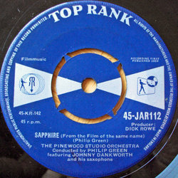Sapphire / Tiger Bay サウンドトラック (Johnny Dankworth, Laurie Johnson) - CDカバー