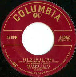 3:10 To Yuma サウンドトラック (George Duning) - CDカバー