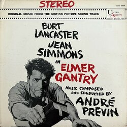 Elmer Gantry Soundtrack (André Previn) - CD cover