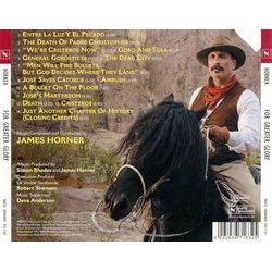 For Greater Glory: The True Story of Cristiada Soundtrack (James Horner) - CD Achterzijde