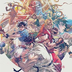 Street Fighter III: The Collection Trilha sonora (Capcom Sound Team) - capa de CD