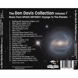 The Don Davis Collection: Volume 1 Ścieżka dźwiękowa (Don Davis) - Tylna strona okladki plyty CD