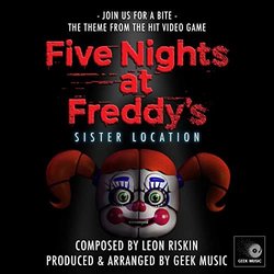 Five Nights At Freddy's Sister Location: Join Us For A Bite サウンドトラック (Leon Riskin) - CDカバー