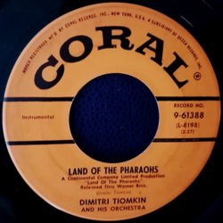 Strange Lady In Town / Land Of The Pharaohs サウンドトラック (Dimitri Tiomkin) - CDカバー