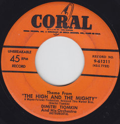 The High And The Mighty / Dial M for Murder 声带 (Dimitri Tiomkin) - CD封面