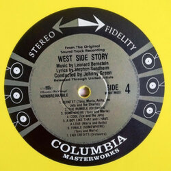 West Side Story Ścieżka dźwiękowa (Leonard Bernstein, Irwin Kostal) - wkład CD