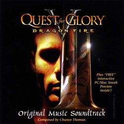 Quest For Glory V : Dragon Fire Colonna sonora (Chance Thomas) - Copertina del CD