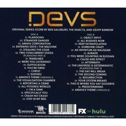 Devs Soundtrack (Geoff Barrow, The Insects, Ben Salisbury) - CD Back cover