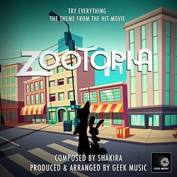 Zootopia: Try Everything Trilha sonora ( Shakira) - capa de CD