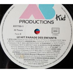 Le Hit parade des enfants サウンドトラック (Various Artists) - CDインレイ