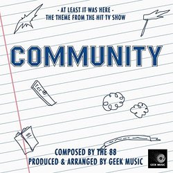 Community: At Least It Was Here Colonna sonora (The 88) - Copertina del CD