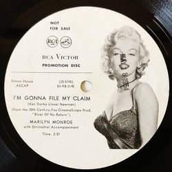 The River Of No Return Soundtrack (Ken Darby, Marilyn Monroe, Lionel Newman	) - CD Back cover