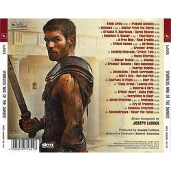 Spartacus: War Of The Damned Soundtrack (Joseph LoDuca) - CD Back cover
