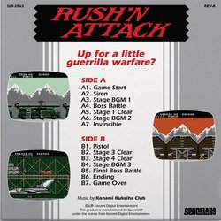 Rush N' Attack Colonna sonora (Konami Kukeiha Club) - Copertina posteriore CD