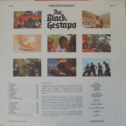 The Black Gestapo Trilha sonora (Allan Alper) - CD capa traseira