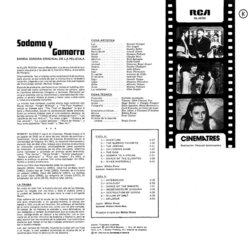 Sodoma y Gomorra Soundtrack (Mikls Rzsa) - CD Back cover