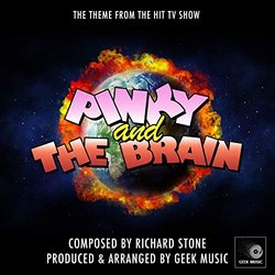Pinky And The Brain Main Theme Soundtrack (Richard Stone) - CD cover
