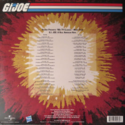 G.I. Joe: A Real American Hero Ścieżka dźwiękowa (Various Artists) - Tylna strona okladki plyty CD
