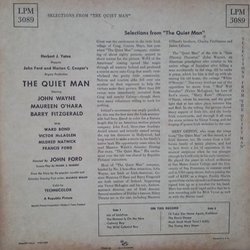 The Quiet Man Ścieżka dźwiękowa (Merv Griffin, Victor Young) - Tylna strona okladki plyty CD