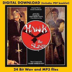 Hawk the Slayer Trilha sonora (Harry Robertson) - capa de CD
